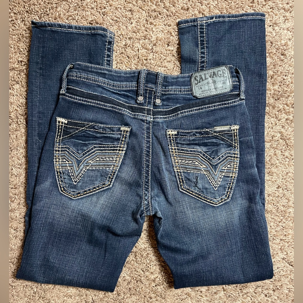 Salvage blue Jean